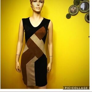 Black Velour Mini Dress‎